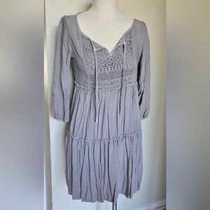 Prairie Dress in Nuetral Gray SZ Small